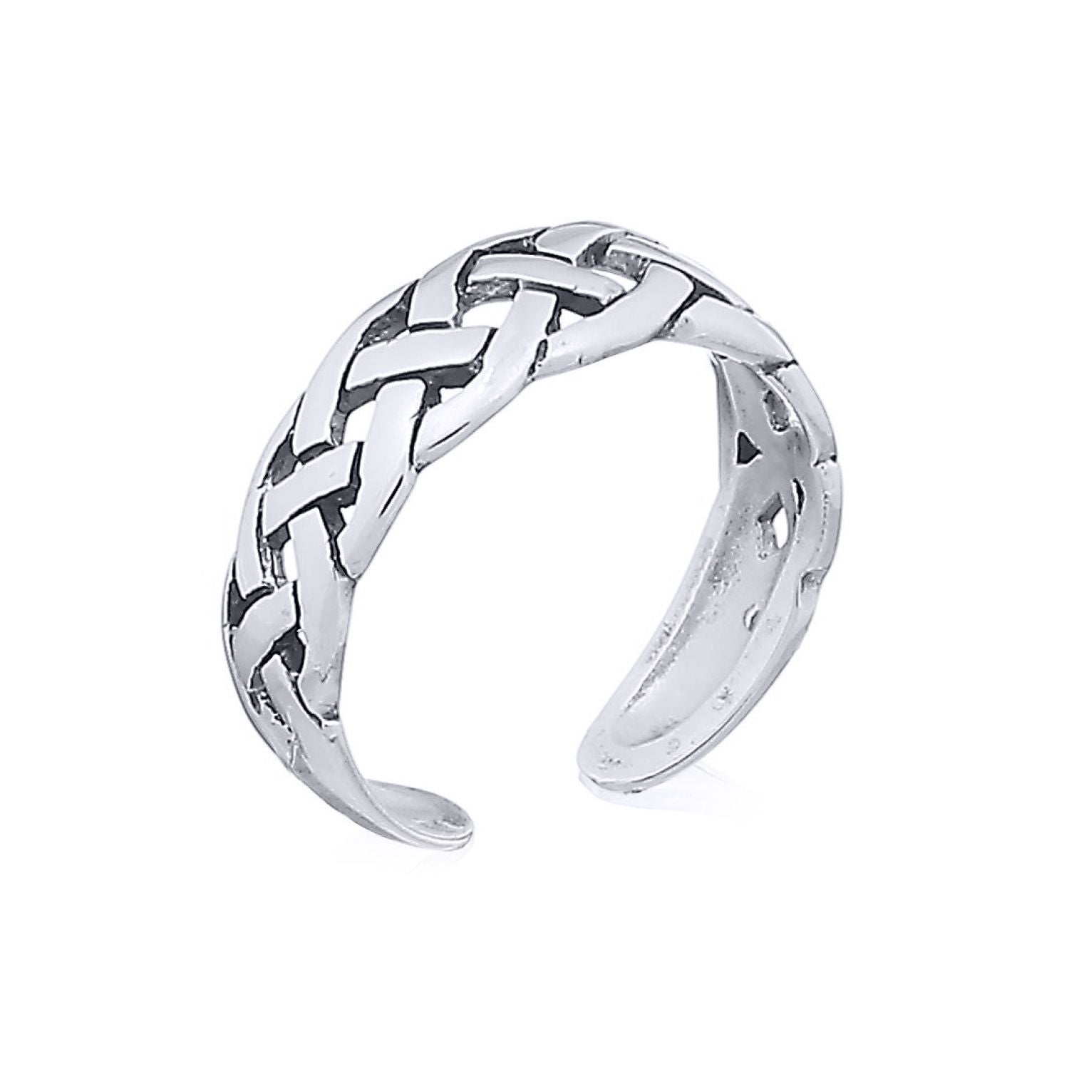 Silver  Celtic Knot Toe Ring - ATR002
