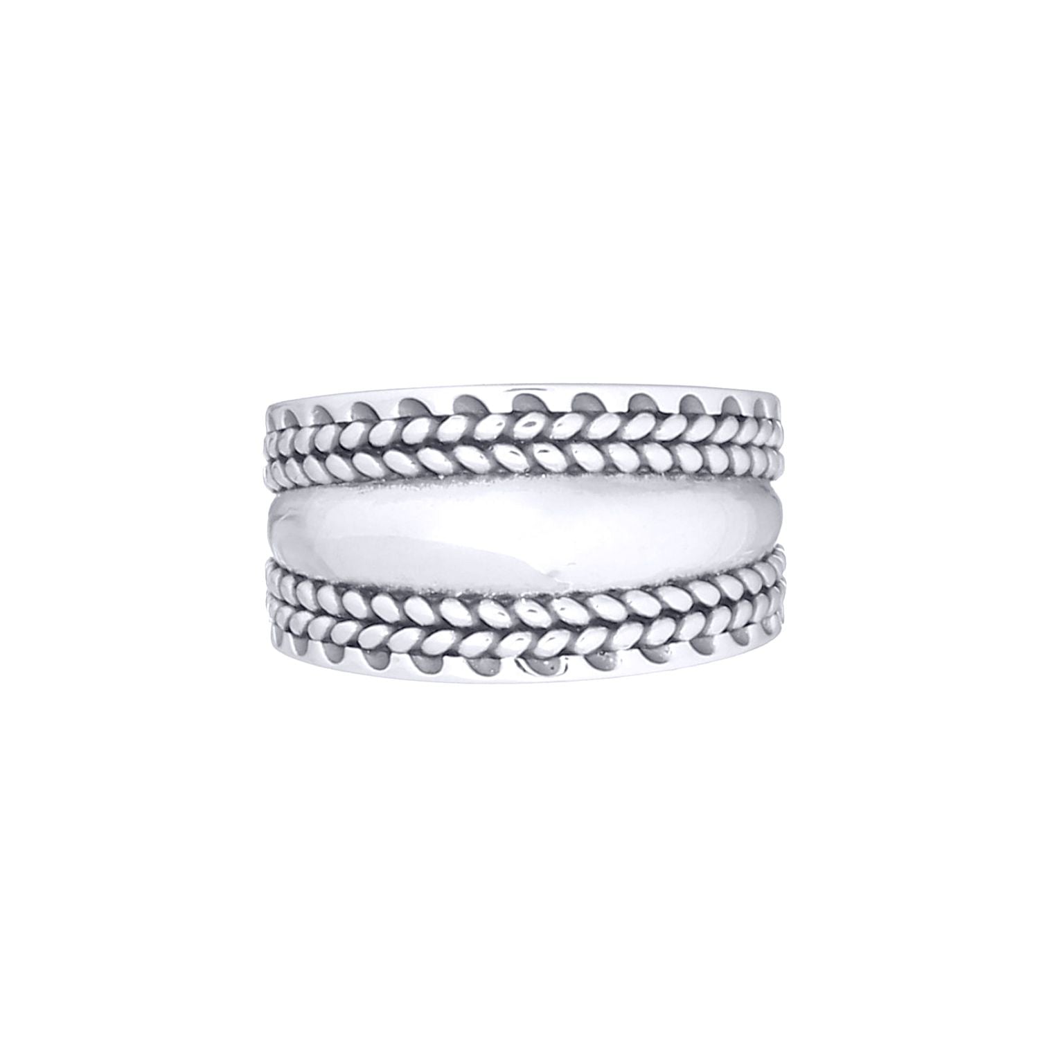 Silver  Wheat Olive Branch Toe Ring - ATR009