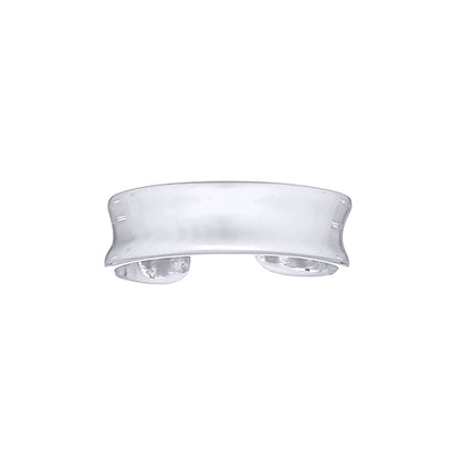 Silver  Concaved Toe Ring - ATR010