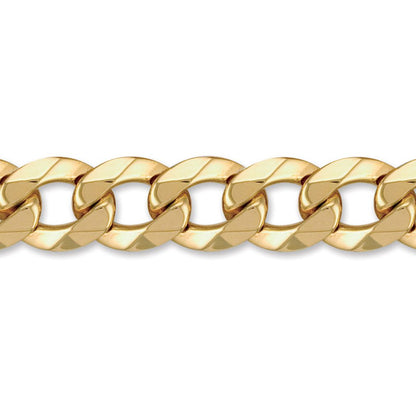 Mens Flash-plated Solid Brass  Heavy Weight Curb 18mm Chain - BCN024Q