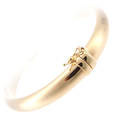 9ct Gold  D-Shape Polished Dome Bangle Bracelet 8mm - BNGAXL1602Y