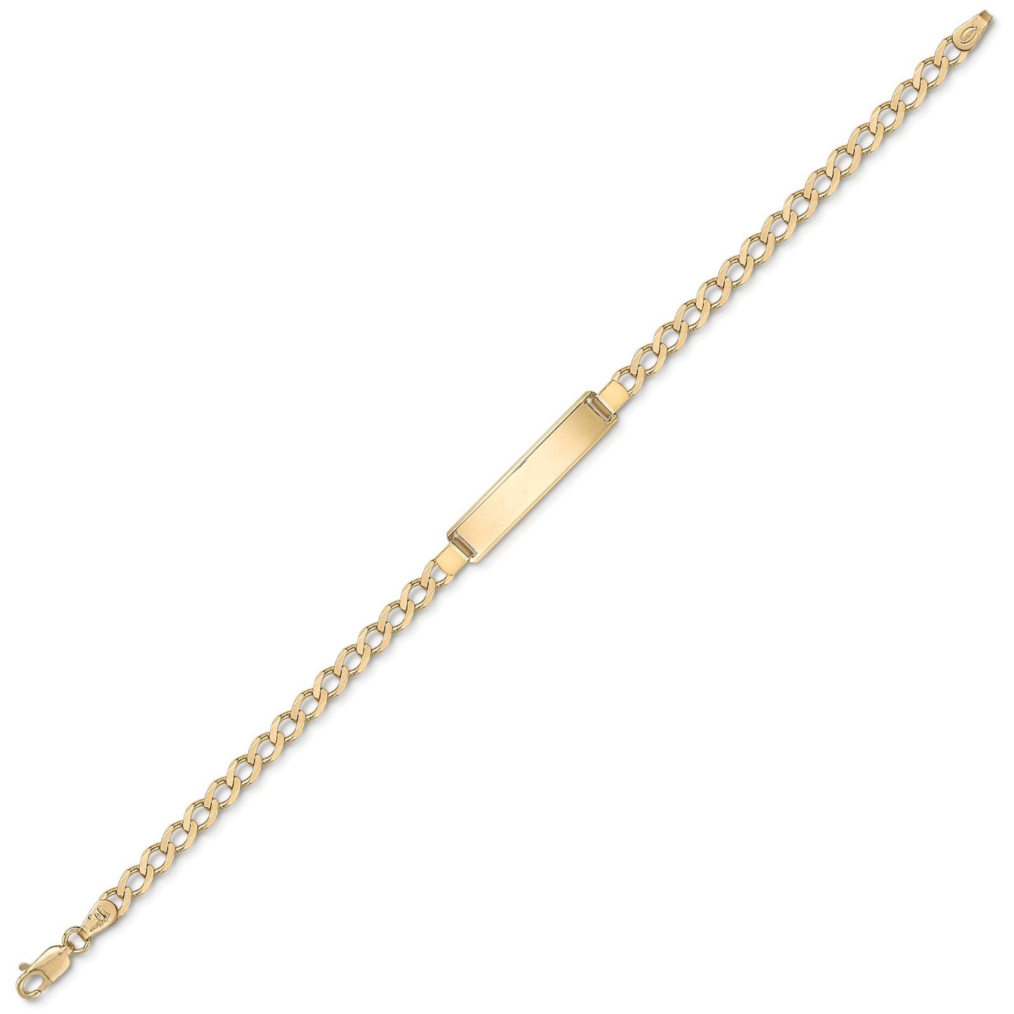 9ct Gold  Curb ID Identity Bracelet - BRNR02399-07
