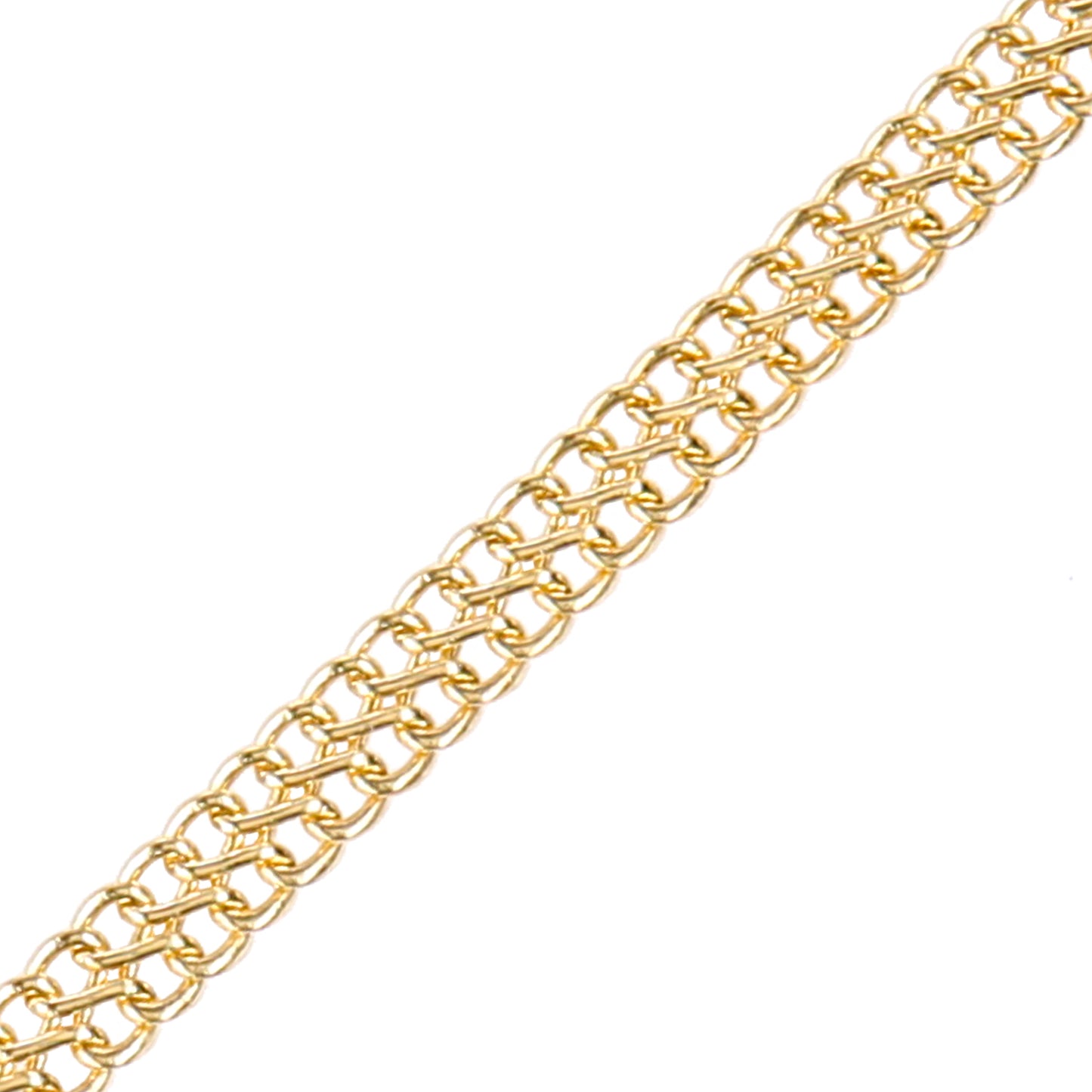 9ct Gold  Infinity Chain Bracelet 4mm 7.5 inch - BT1AXL805Y