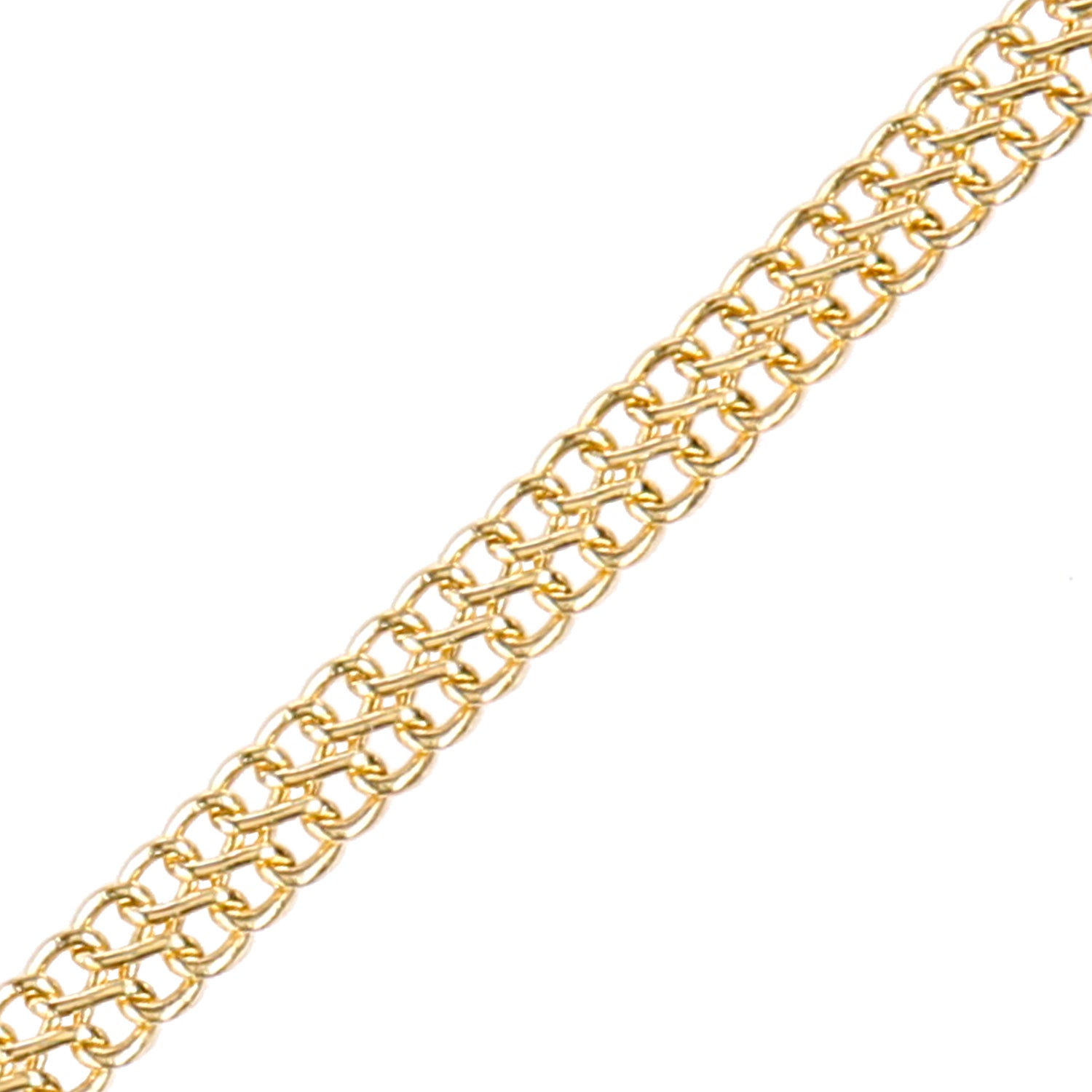 9ct Gold  Infinity Chain Bracelet 4mm 7.5 inch - BT1AXL805Y
