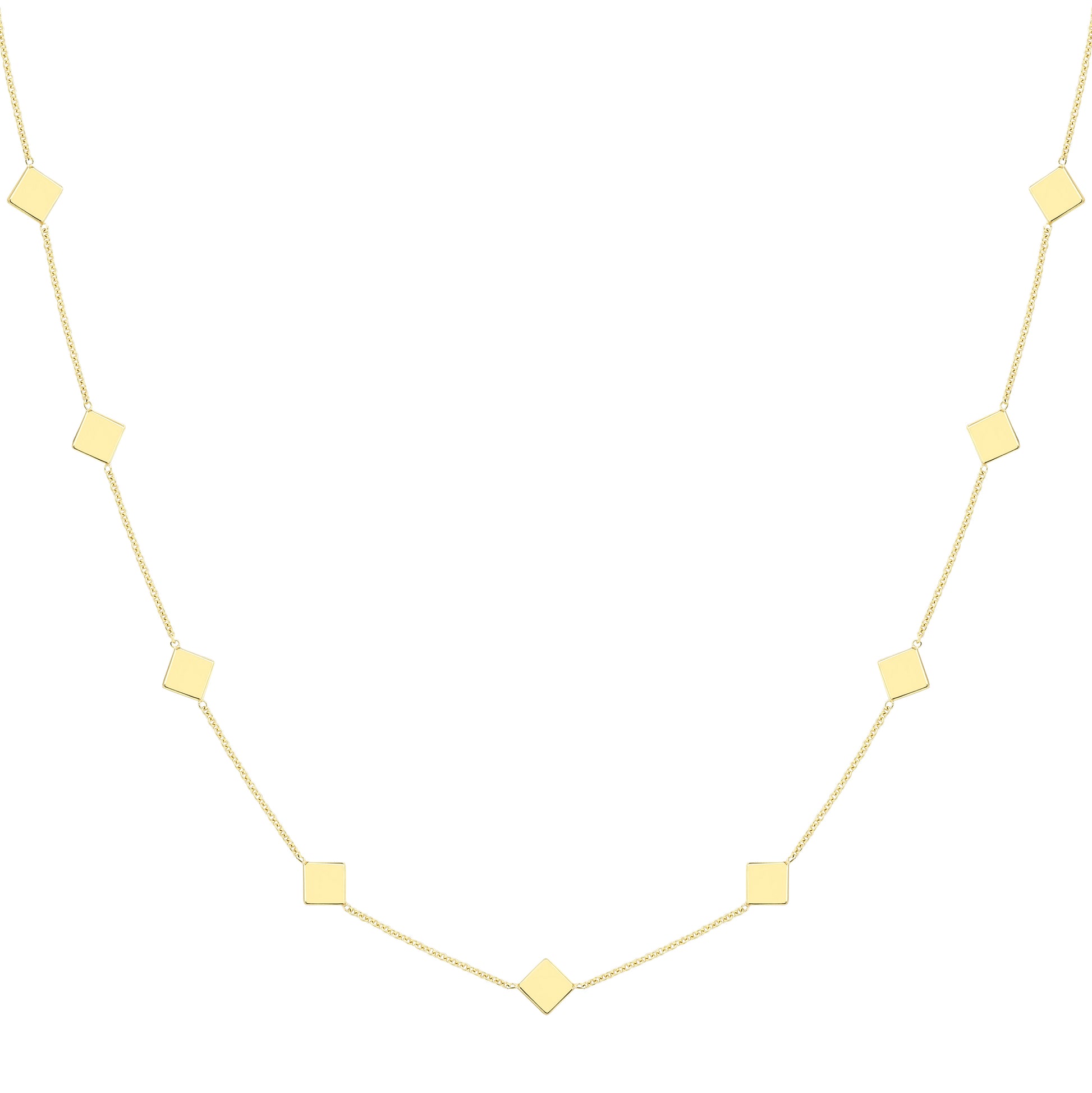 9ct Gold  Gold Necklace 18"/45cm - CANR02114-18