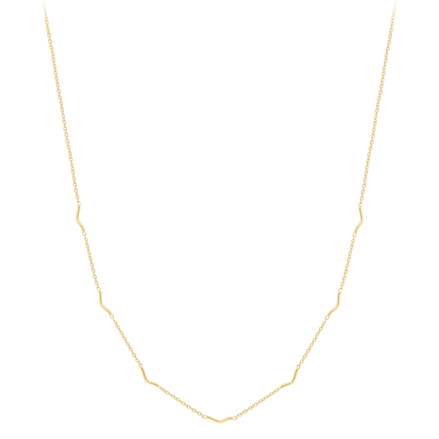 9ct Gold  Gold Necklace 18"/45cm - CANR02117-18