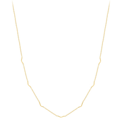 9ct Gold  Gold Necklace 18"/45cm - CANR02117-18