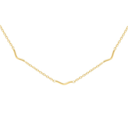 9ct Gold  Gold Necklace 18"/45cm - CANR02117-18