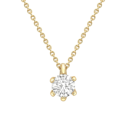 18ct Gold  Diamond Necklet 18"/45cm - CBNR02243-18