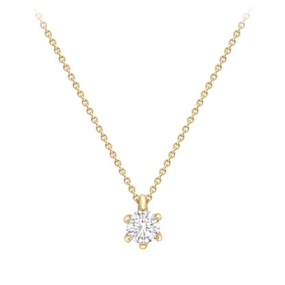 18ct Gold  Diamond Necklet 18"/45cm - CBNR02243-18