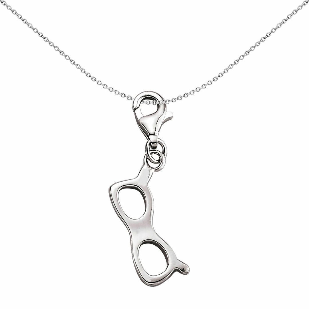 Sterling Silver  Vigilante Superhero Mask Link Charm - CM054