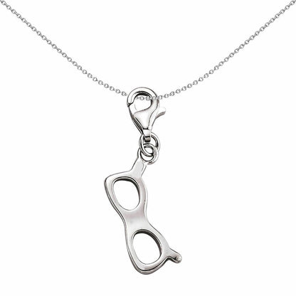 Sterling Silver  Vigilante Superhero Mask Link Charm - CM054