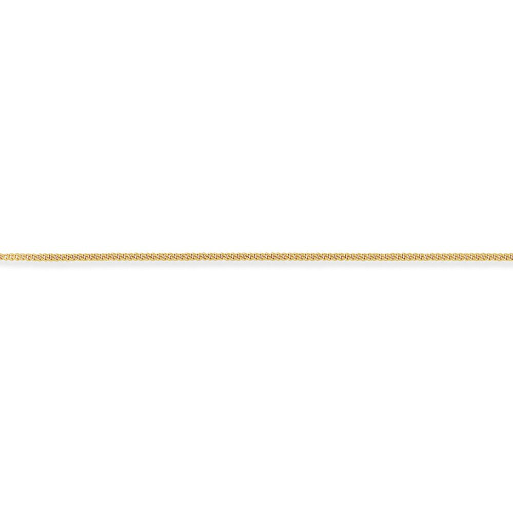 9ct Gold  Classic Curb Pendant Chain Necklace - 1.6mm gauge - CNNR02025D