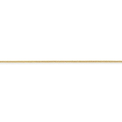 9ct Gold  Tight Curb Pendant Chain Necklace - 1.75mm - CNNR02025E