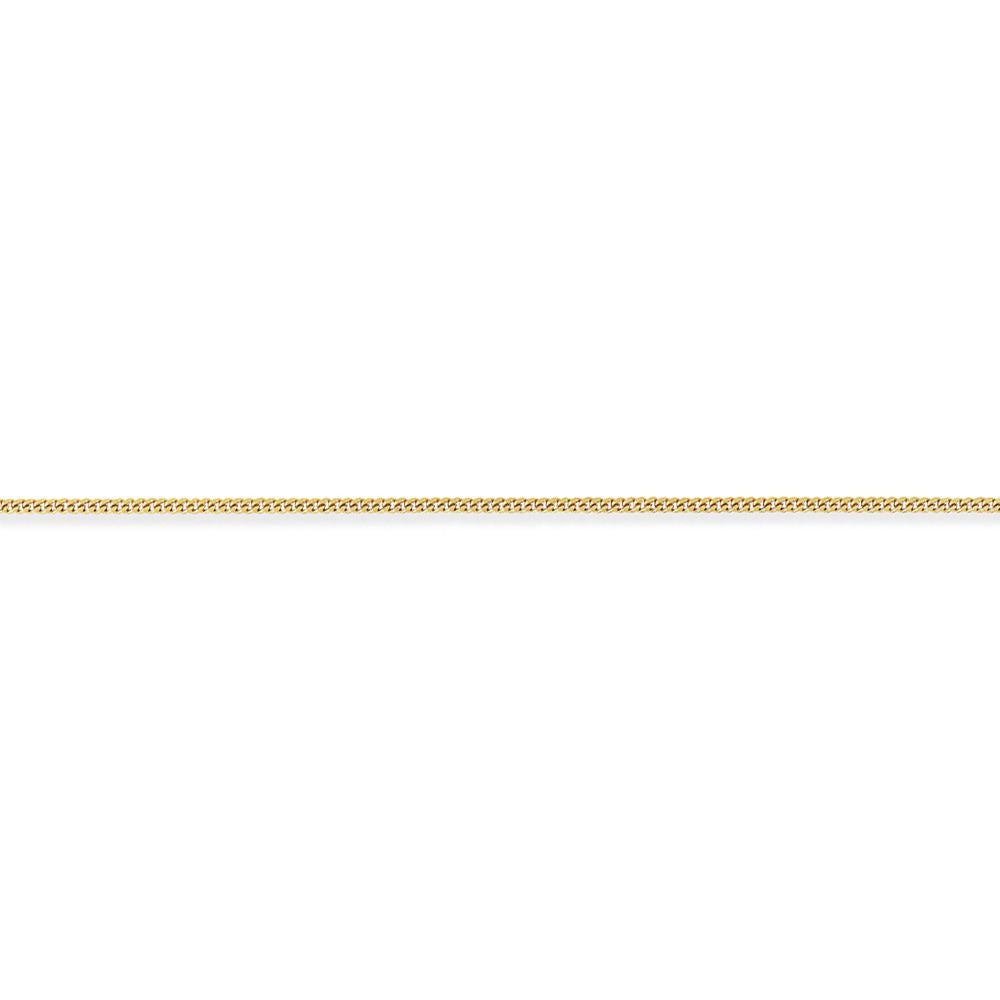 9ct Gold  Tight Curb Pendant Chain Necklace - 1.75mm - CNNR02025E