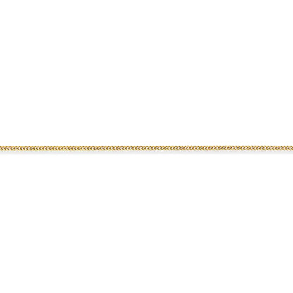 9ct Gold  Tight Curb Pendant Chain Necklace - 1.75mm - CNNR02025E