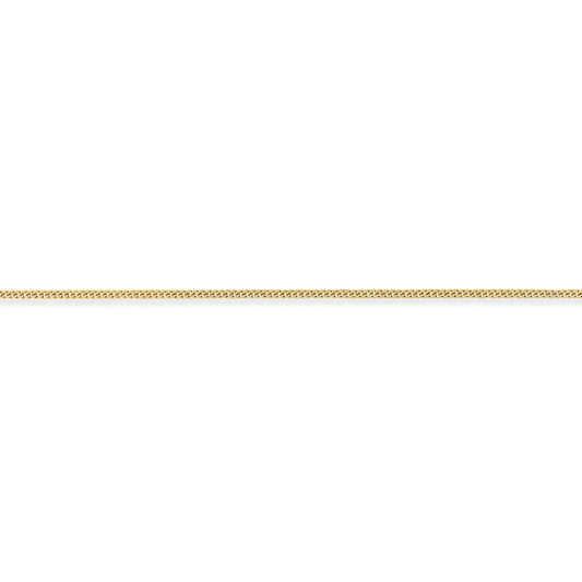 9ct Gold  Tight Curb Pendant Chain Necklace - 1.75mm - CNNR02025E