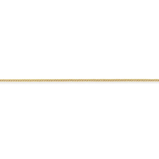9ct Gold  Tight Curb Pendant Chain Necklace - 1.75mm - CNNR02025E