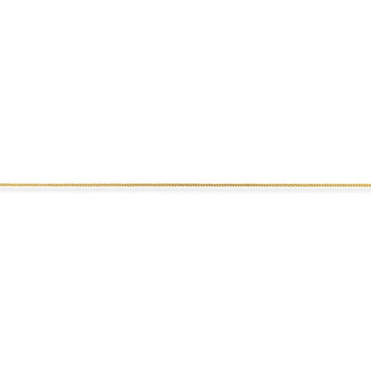 9ct Gold  Classic Curb Pendant Chain Necklace - 0.9mm gauge - CNNR02025