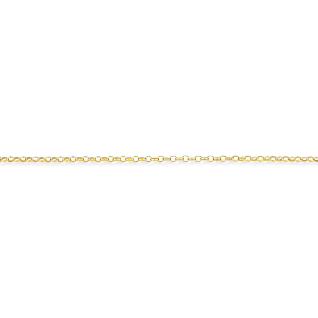 9ct Gold  Heavy Oval Belcher Pendant Chain Necklace - 2.6mm - CNNR02384
