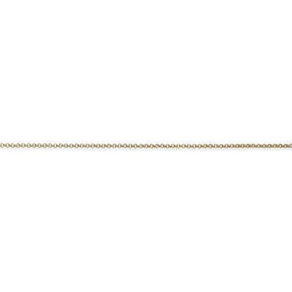 9ct Gold  Round Belcher Pendant Chain Bracelet 2.1mm 7.25 inch - CNNR02531