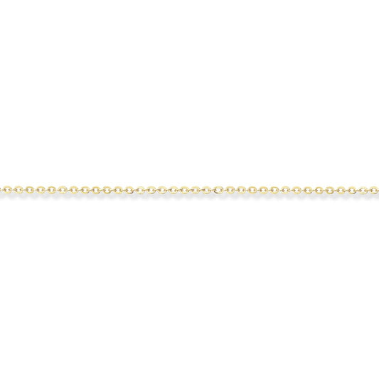 9ct Gold  Fine Trace Pendant Chain Necklace - 1.2mm gauge - CNNR02867