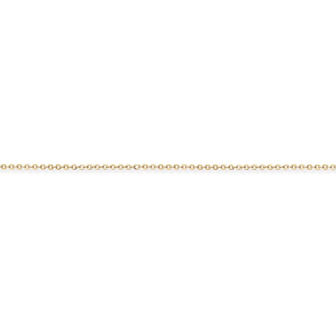 9ct Gold  Fine Trace - Pendant Chain Necklace - 1.05mm - CNNR02911