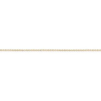 9ct Gold  Fine Trace - Pendant Chain Necklace - 1.05mm - CNNR02911