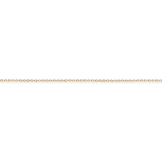 9ct Gold  Fine Trace - Pendant Chain Necklace - 1.05mm - CNNR02911