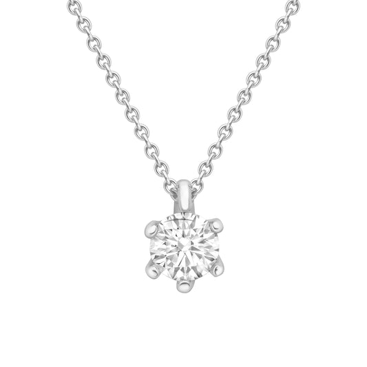 18ct Gold  Diamond Necklet 18"/45cm - CWNR02243-18