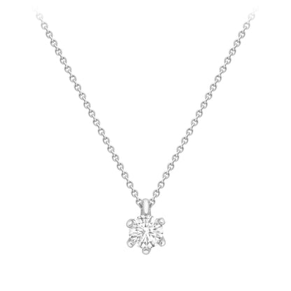 18ct Gold  Diamond Necklet 18"/45cm - CWNR02243-18