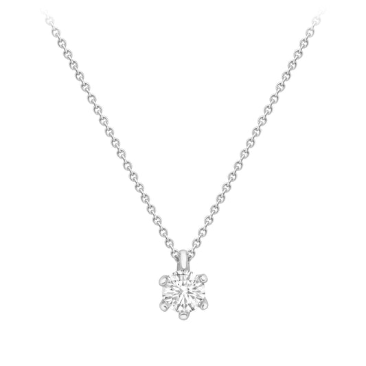 18ct Gold  Diamond Necklet 18"/45cm - CWNR02243-18