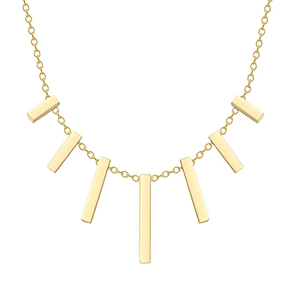 18ct Gold  18K Barrel Cascade Neklace - CXNR0200023-18