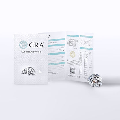 9ct Gold  Emerald Lab Created Diamond Travel Bridal Rings - LABJRN597+609