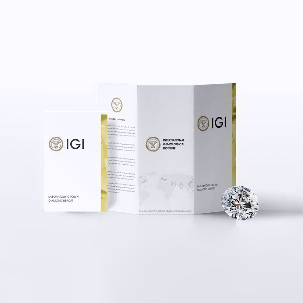 18ct Gold  1.5ct D/VS Lab Grown Diamond Solitaire Engagement Ring - LAB18R306-150