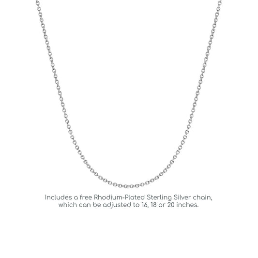 Unisex Silver  Hebrew Chai Life Charm Pendant - APD169