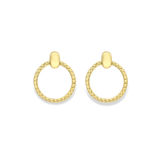 9ct Gold  9ct Gold  Yellow Gold Stud Earrings - EANR02194