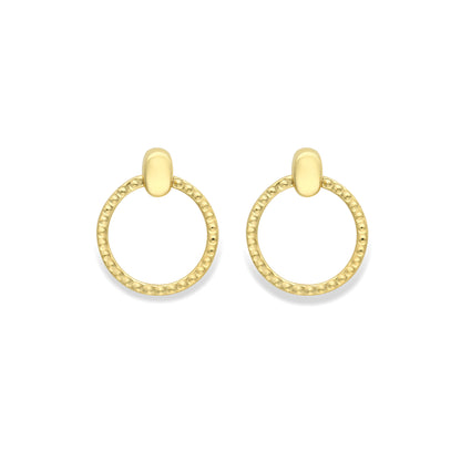 9ct Gold  9ct Gold  Yellow Gold Stud Earrings - EANR02194