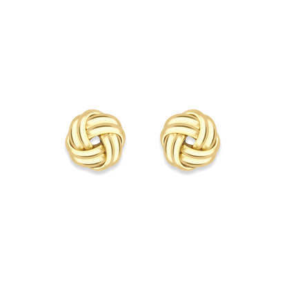 9ct Gold  Knot Earrings - EANR02196