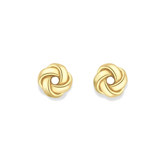 9ct Gold  Knot Earrings - EANR02198