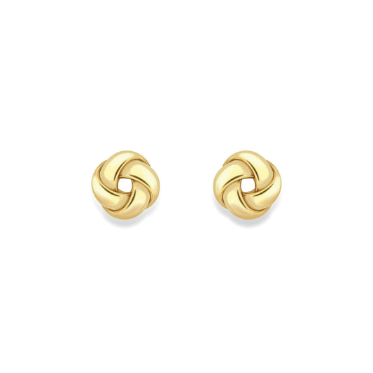 9ct Gold  Knot Earrings - EANR02199