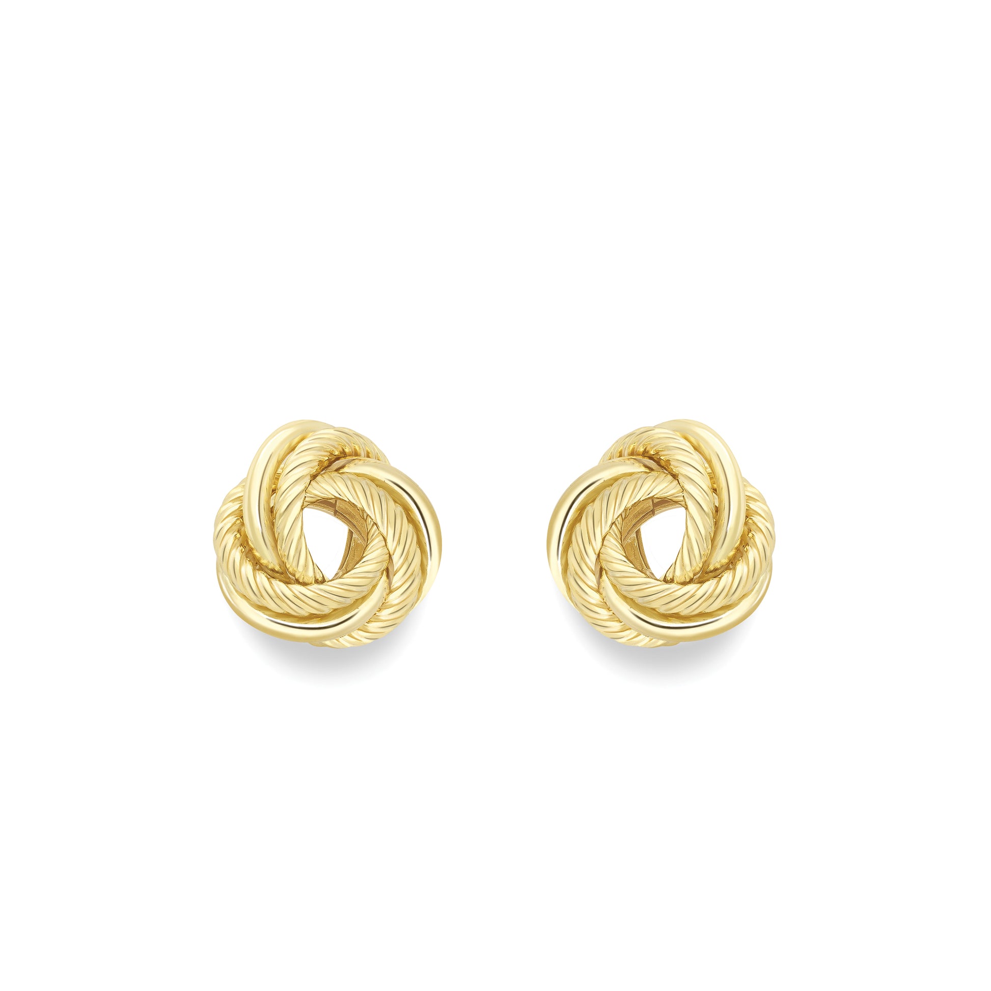 9ct Gold  Knot Earrings - EANR02239