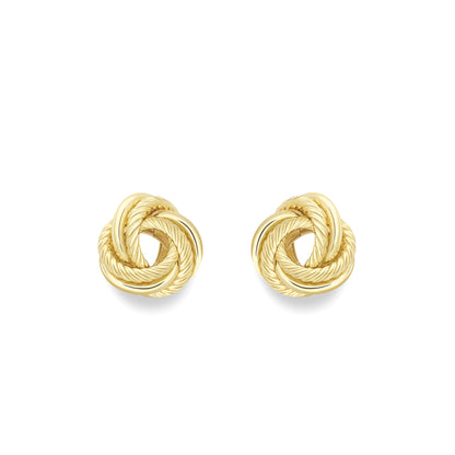9ct Gold  Knot Earrings - EANR02239