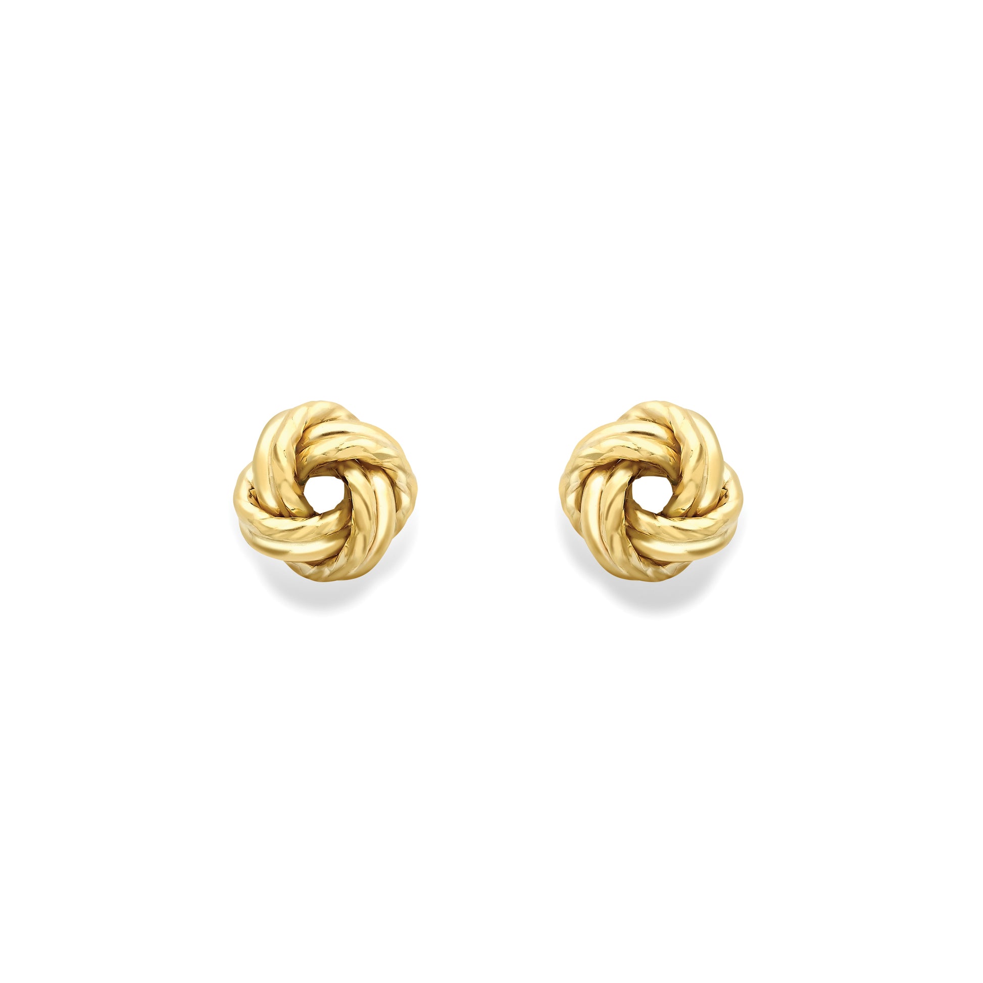 9ct Gold  Knot Earrings - EANR02240