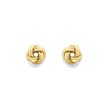 9ct Gold  Knot Earrings - EANR02240