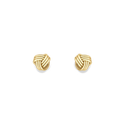 9ct Gold  Knot Earrings - EANR02241
