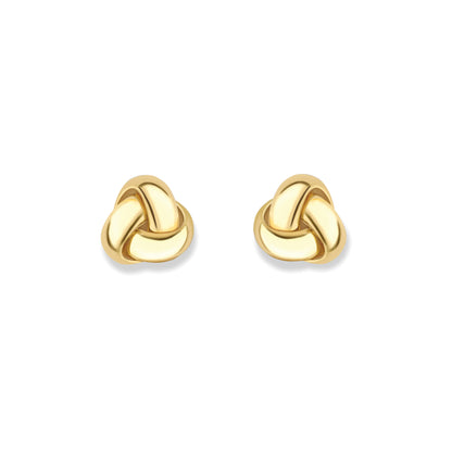 18ct Gold  18ct Knot Earrings - EGNR02607