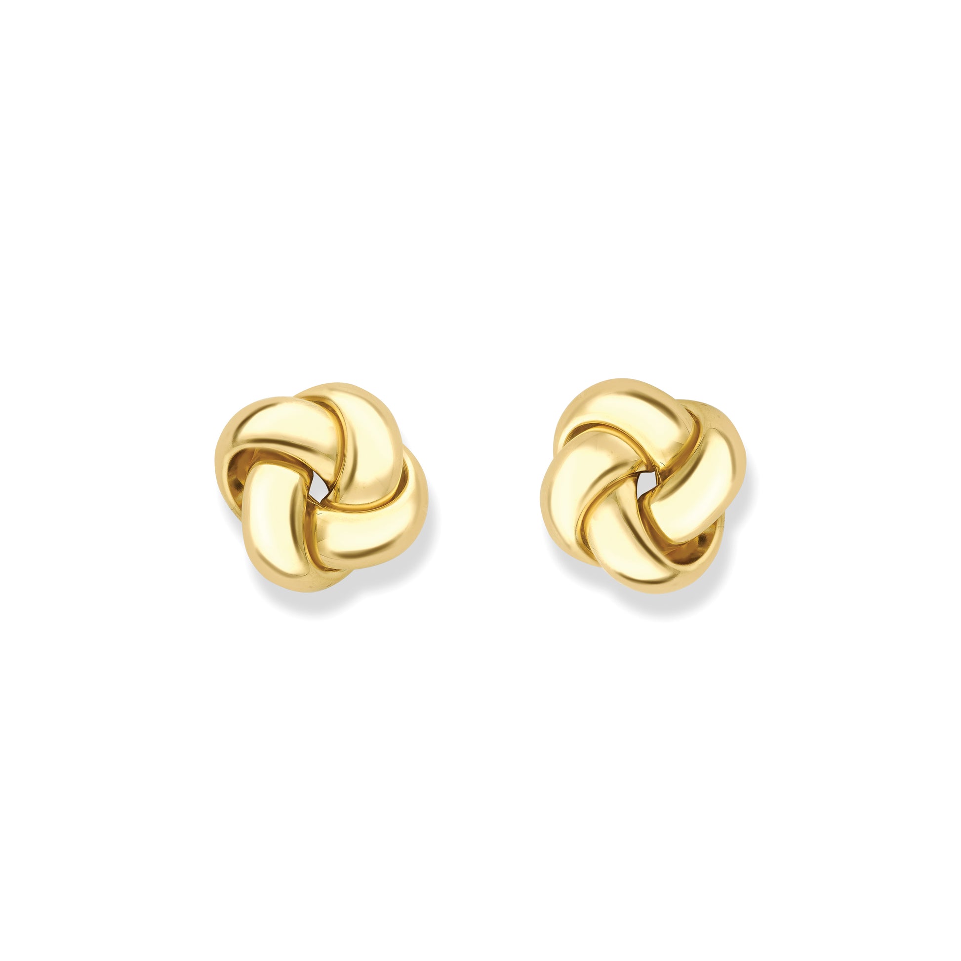18ct Gold  18ct Knot Earrings - EGNR02608