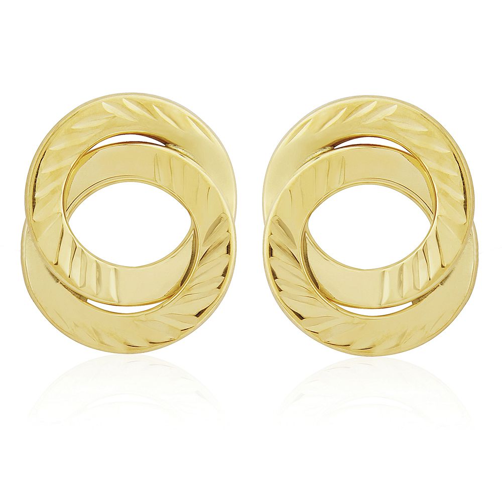 9ct Gold  Fancy Stud Earrings - ERNR02895
