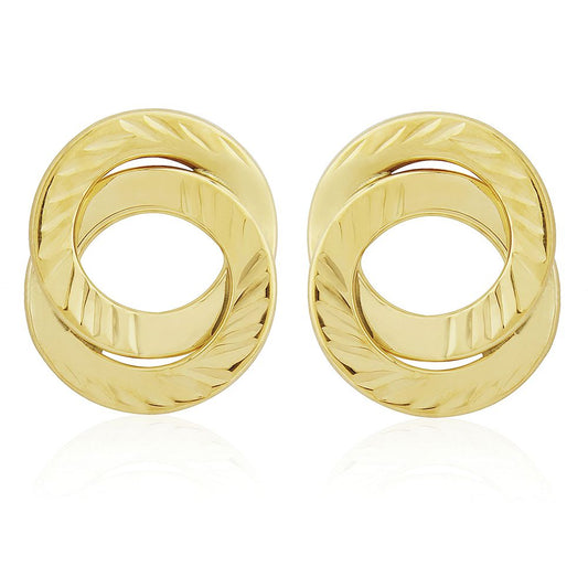9ct Gold  Fancy Stud Earrings - ERNR02895